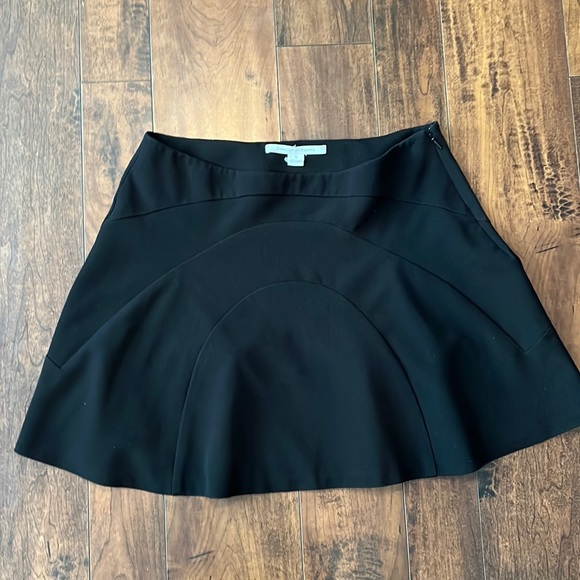 Diane von Furstenberg DVF Black Mini Skirt Sz 10 NWOT